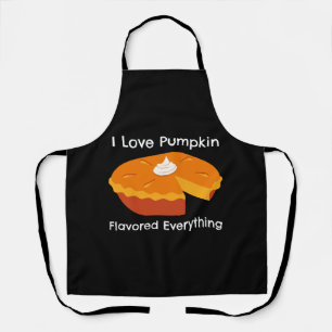 I Love Pumkin Spice Everything  Apron