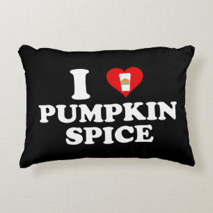 I Love Pumpkin Spice Decorative Cushion