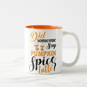 I Love Pumpkin Spice Mug