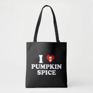 I Love Pumpkin Spice Tote Bag