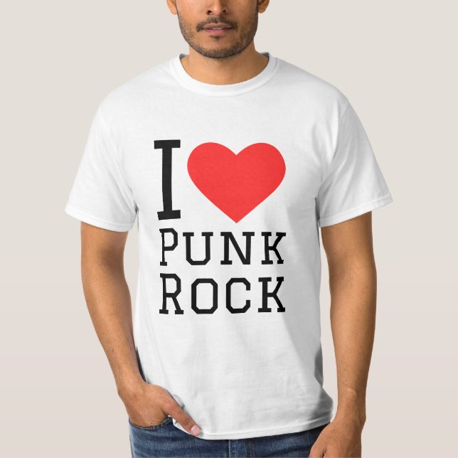 I love punk rock T-Shirt (Front)