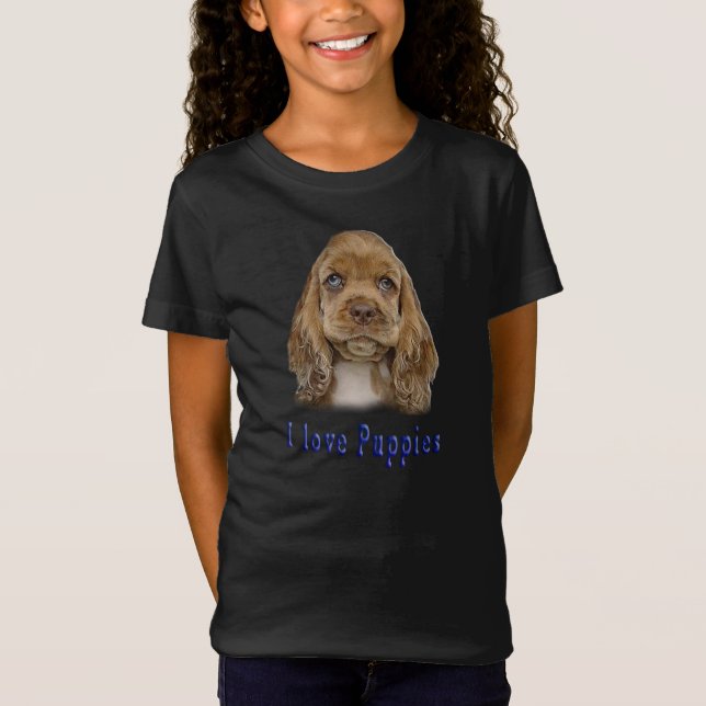 I love puppies T-Shirt (Front)