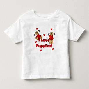 I Love Puppies Tshirts and Gifts