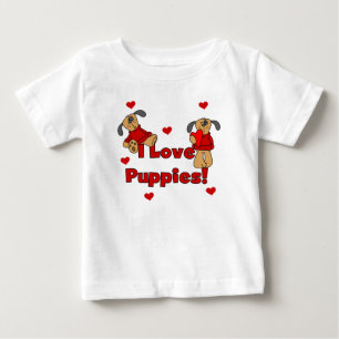 I Love Puppies Tshirts and Gifts
