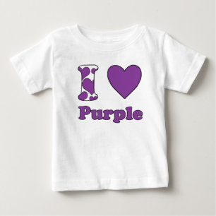 I love Purple Baby T-Shirt
