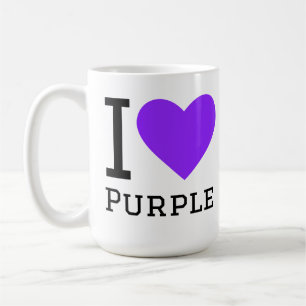 I love purple coffee mug