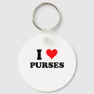 I Love Purses Key Ring