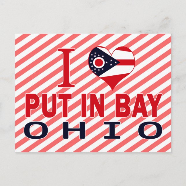 I love Put In Bay, Ohio Postcard (Front)