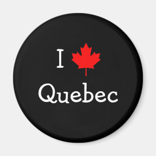 I Love Quebec Magnet