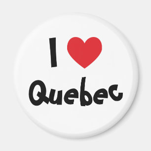 I Love Quebec Magnet