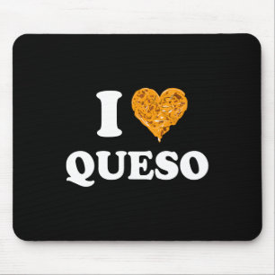 I Love Queso Cinco De Mayo Mouse Mat