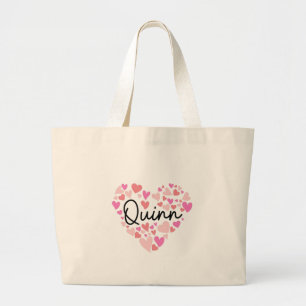 I love Quinn Large Tote Bag