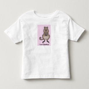 I love QUOKKAS - Animal graphic - Australia - Toddler T-Shirt