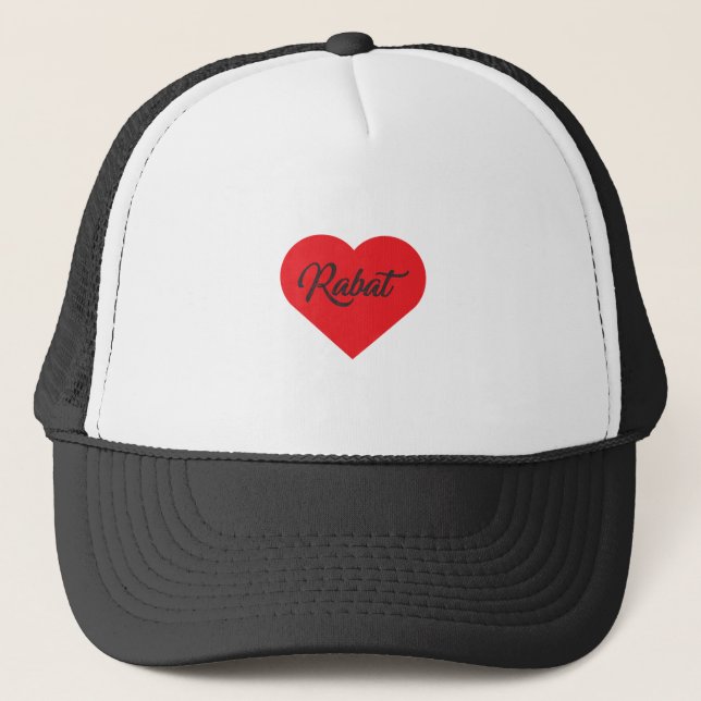 I Love Rabat - Morocco Trucker Hat (Front)
