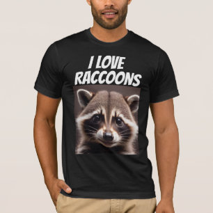 I love Raccoons Racoon Lover T-Shirts