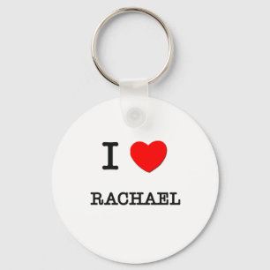 I Love Rachael Key Ring