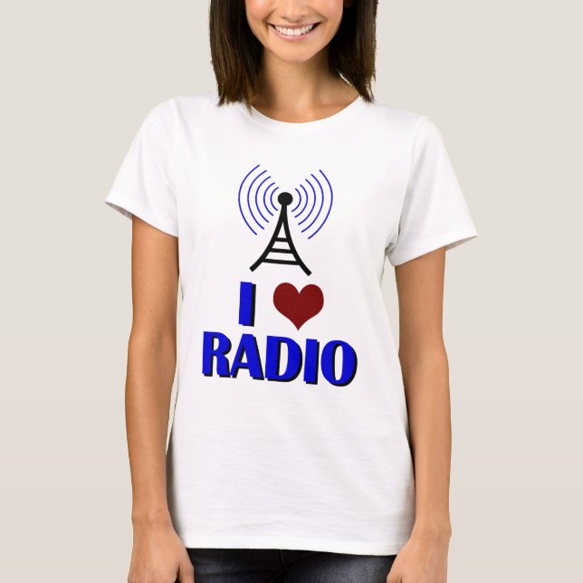 I Love Radio T-Shirt (Front)