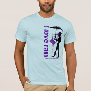 I love rain man with umbrella cool graphic t-shirt