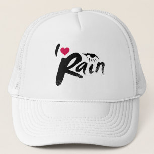 I Love Rain Trucker Hat