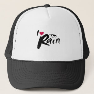 I Love Rain Trucker Hat