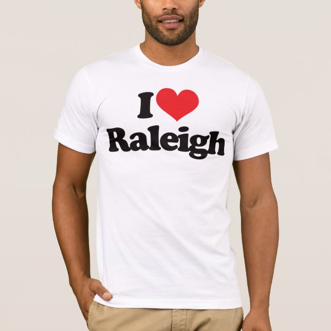 I Love Raleigh T-Shirt (Front)