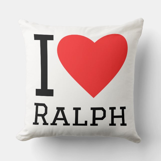 I love Ralph  Cushion (Front)