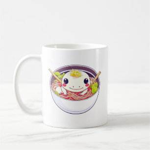 I Love Ramen Axolotl Pun Coffee Mug