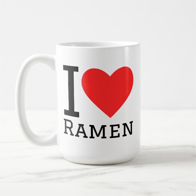 I love ramen coffee mug (Left)