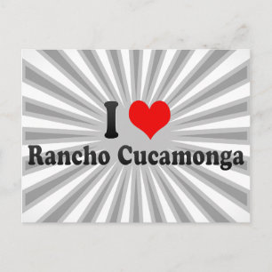 I Love Rancho Cucamonga, United States Postcard