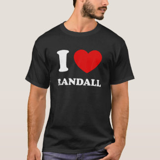 I Love Randall I Heart Randall Funny First Name Ra T-Shirt