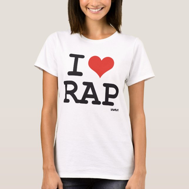 I love Rap T-Shirt (Front)