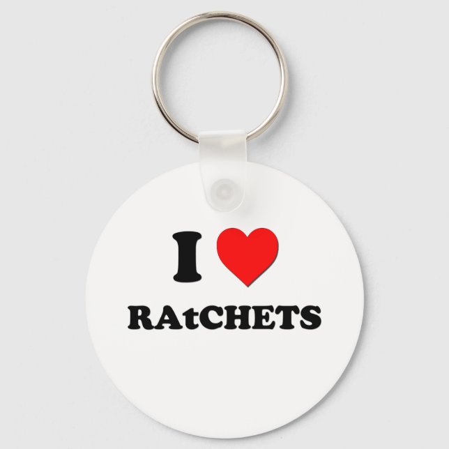 I love Ratchets Key Ring (Front)