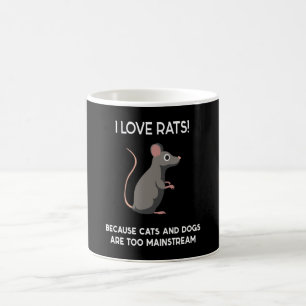 I Love Rats Mouse Mice Rodent Coffee Mug