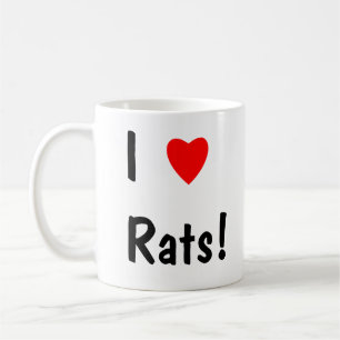 I love rats! mug