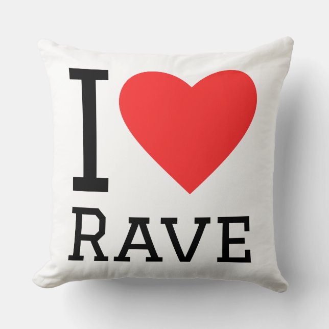 I love rave cushion (Front)