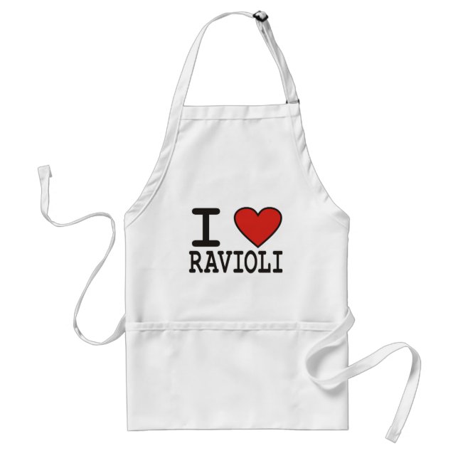 I Love Ravioli Standard Apron (Front)