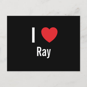 I love Ray Postcard