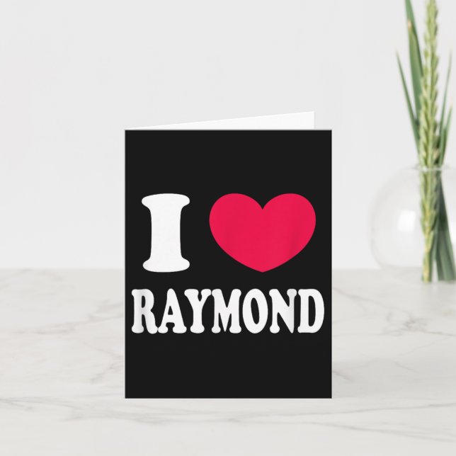 I Love Raymond  Card (Front)