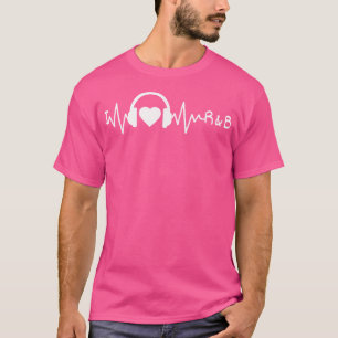 I Love Rb Heartbeat Rhythm And Blues Music 90'S Rn T-Shirt