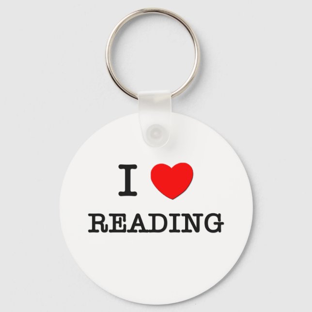 I LOVE READING KEY RING (Front)