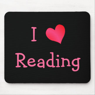 I Love Reading Mouse Mat