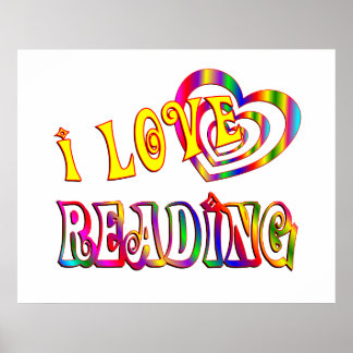 I Love Reading Poster