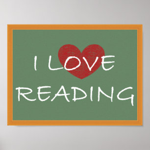 I Love Reading Poster