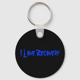 I Love Recovery Key Ring