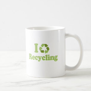 I Love recycling Coffee Mug