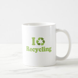 I LOVE RECYCLING COFFEE MUG