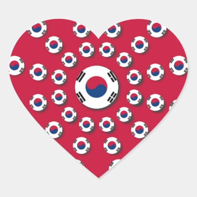 I love Red Heart Sticker (Front)