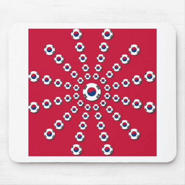 I love Red Mouse Mat (Front)