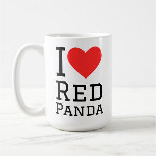 I love red panda coffee mug
