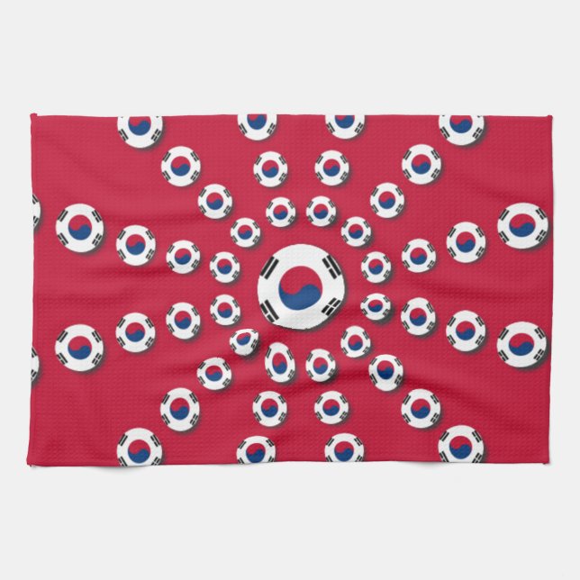 I love Red Tea Towel (Horizontal)